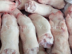 Frozen pork hind feet from Russia